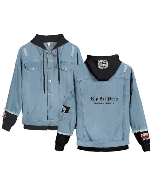 Lil Peep Rip Jean Jacket