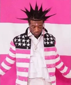 Lil Uzi Vert American Flag Cotton Jacket