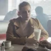 Lili Reinhart TV Series Riverdale Betty Cooper Camel Brown Biker Leather Jacket