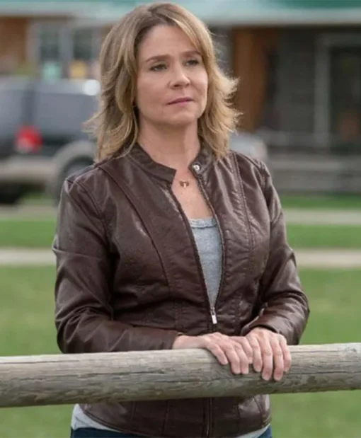 Lily Borden Heartland Brown Leather Jacket