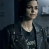 Lina Esco TV-Series S.W.A.T Season 05 Chris Alonso Black Biker Leather Jacket