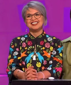 Lingo Dianna Embroidered Caftan Ethnic Floral Jacket