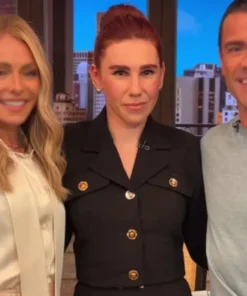 Live with Kelly and Mark Black Cropped Jacket
