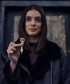 Locke and Key Dodge Black Leather Jacket