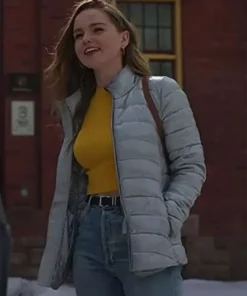 Locke and Key Eden Hawkins Puffer Grey Jacket
