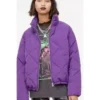 Locke and Key Kinsey Locke Purple Parachute Jacket