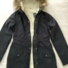 Locke and Key Kinsey Locke Sherpa Black Cotton Parka Coat