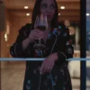 Loot S02 Maya Rudolph Black Printed Robe