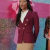 Loot S02 Sofia Salinas Maroon Blazer