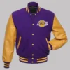 Los Angeles 1978-2020 Lakers Purple Varsity Jacket