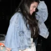 Los Angeles 2023 Selena Gomez Oversized Denim Trucker Blue Jacket