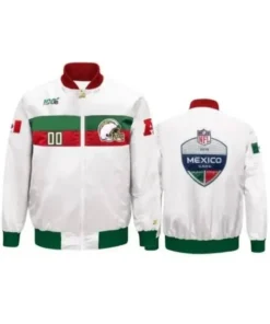 Los Angeles Chargers Andriette White Bomber Jacket