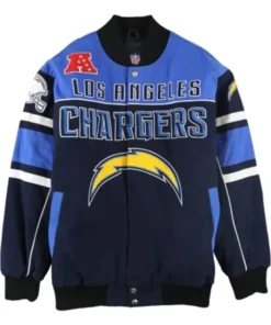 Los Angeles Chargers Josiah Printed Bomber Jacket