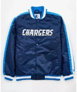 Los Angeles Chargers Kingston Blue Varsity Jacket