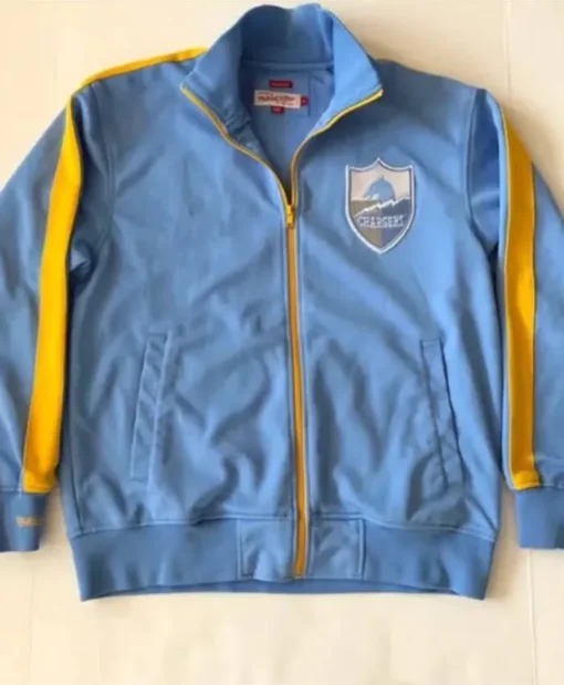 Los Angeles Chargers Mitchell And Ness Jacket For Sale