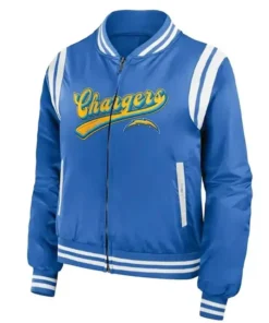 Los Angeles Chargers Powder Blue Bomber Jacket