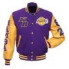 Los Angeles Lakers Championship 2001 Purple Jacket