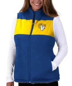 Los Angeles Rams Blue And Yellow Vest