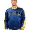 Los Angeles Rams Throwback Blue Jacket
