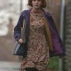 Louise Brealey A Discovery of Witches Gillian Chamberlain Purple Cotton Jacket