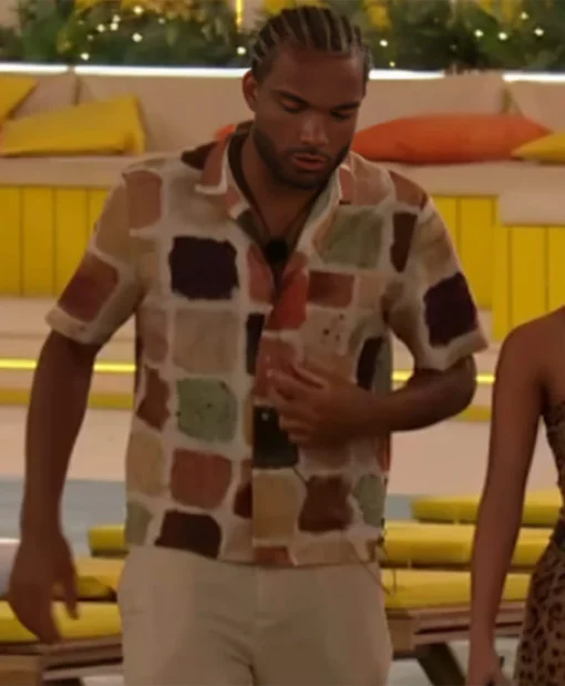 Love Island UK S011 Reuben Collins Printed Shirt