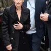 Love Lies Bleeding 2024 Berlin International Film Festival Kristen Stewart Black Coat For Unisex