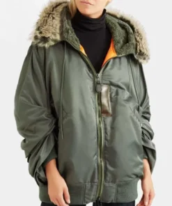 Love Life Sara Yang Parka Satin Jacket