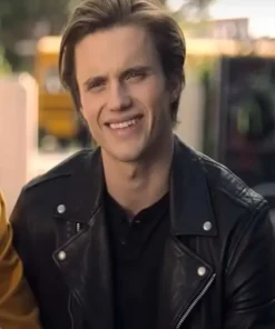 Love Victor Benjamin Campbell Genuine Leather Black Jacket