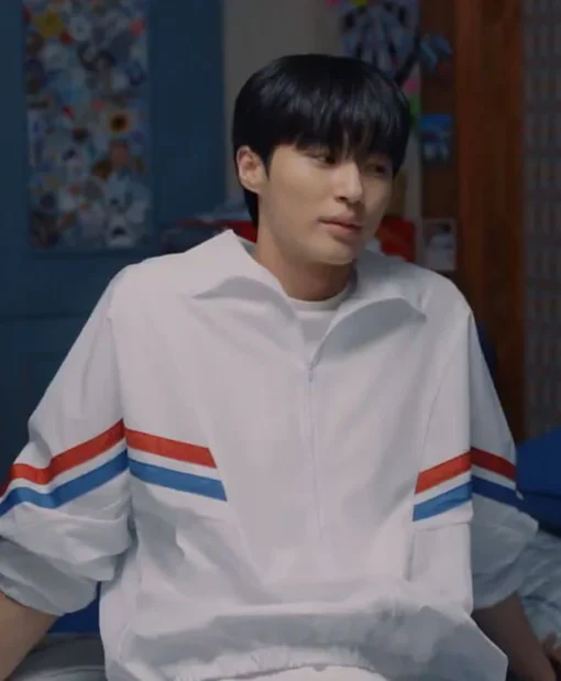 Lovely Runner 2024 Ryoo Seon-jae White Jacket