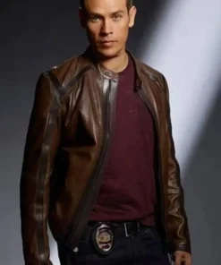 Lucifer Dan Espinoza Brown Leather Jacket
