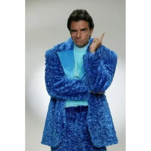 Ludovico P. Luche Blue Fur Suit