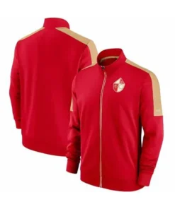 Luis Wolf San Francisco 49ers Red Track Jacket