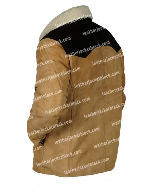 Luke Grimes Brown Yellowstone S05 Leather Jacket