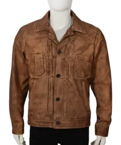 Luke Grimes TV Series Yellowstone Kayce Dutton Shirt Style Beige Cotton Jacket