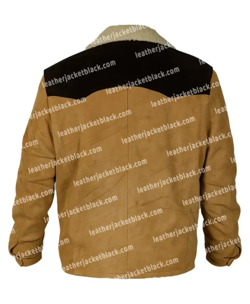 Luke Grimes Yellowstone S05 Brown Leather Jacket