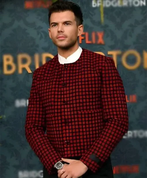 Luke Newton Bridgerton S03 Premiere Jacket