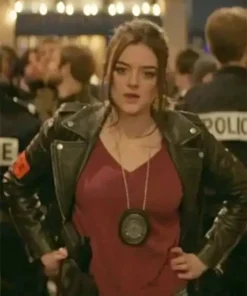 Lupin S03 Vidal Black Leather Jacket