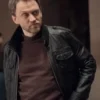 Lupin Vincent Londez Black Leather Jacket