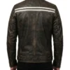M52 Moto Distressed Vintage Leather Retro Jacket