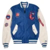 MLB Chicago Cubs Satin Vintage Bomber Jacket