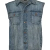 MLB Seattle Mariners Blue Denim Vest