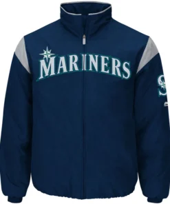 MLB Seattle Mariners Therma Base Blue Jacket