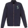 MLB Seattle Mariners Vintage Bomber Jacket For Sale