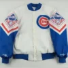 MLB Team Chicago Cubs Printed Varsity Jacket