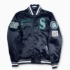 MLB Team Seattle Mariners Letterman Varsity Jacket
