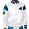 Mac Carolina Panthers White Pullover Jacket