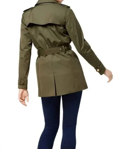 Mädchen Amick TV Series Riverdale Season 5 Alice Cooper Green Belted Cotton Jacket