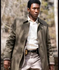 True Detective S03 Mahershala Ali Cotton Brown Coat