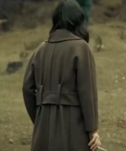 Maite Perroni Alma Solares Dark Desire Trench Coat