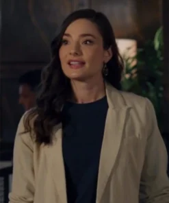 Make Me A Match Movie 2023 Eva Bourne Beige Blazer For Men And Women